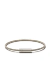 Le Gramme Brushed 9g Cable Bracelet In Silver