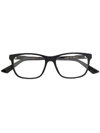 Gucci Eyewear Rectangle Frame Glasses - Black