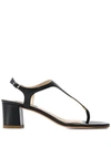 Fabio Rusconi Block Heel Sandals - Black