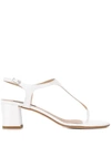 Fabio Rusconi Block Heel Sandals - White