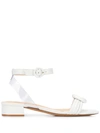 Alexandre Birman Vicky Ankle Strap Sandal In White