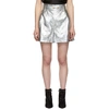 Isabel Marant Tweni Metallic Effect Shorts In Silver