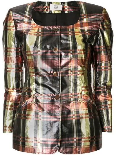 Maryam Nassir Zadeh Melody Jacket In Multicolour