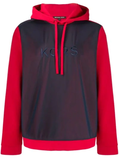 Michael Kors Mesh-panelled Sweatshirt - Red