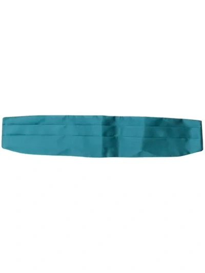 Brunello Cucinelli Stretch Silk Belt - Blue