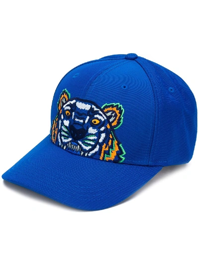 Kenzo Tiger棒球帽 - 蓝色 In Blue