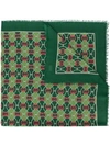 Gucci Green Logo Scarf