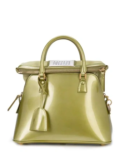 Maison Margiela Mini '5ac' Handtasche - Grün In Green