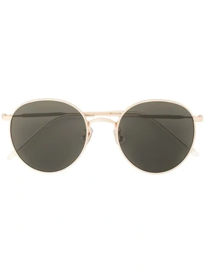 Gentle Monster Waterdrop Sunglasses - Gold | ModeSens