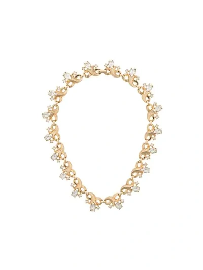 Pre-owned Susan Caplan Vintage 1960s Gold-plated Trifari Necklace