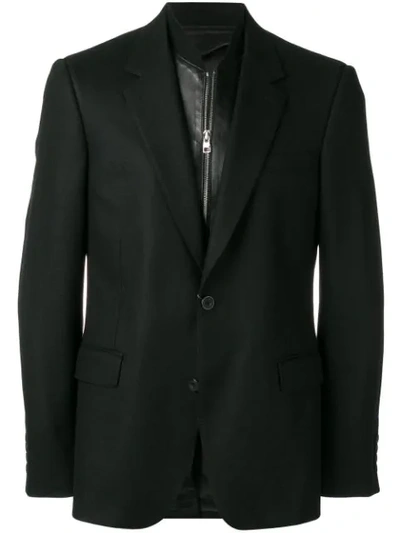 Alexander Mcqueen Tailored Blazer In Black