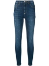 Philipp Plein High-waisted Jeans In Blue
