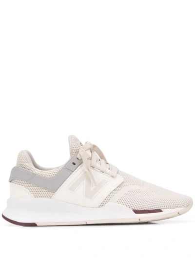New Balance Lace-up Mesh Trainers In Neutrals