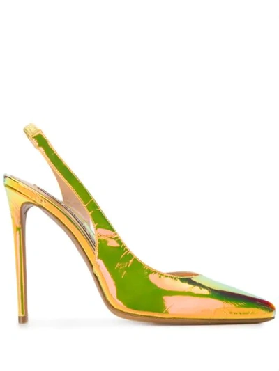 Alexandre Vauthier 'amber' Pumps In Yellow