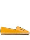 Tory Burch Embellished Espadrilles - Yellow