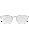 Saint Laurent Classic Sl 28 Sunglasses In Silber