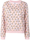 Moschino Sweatshirt Mit Rundem Ausschnitt - Rosa In Pink