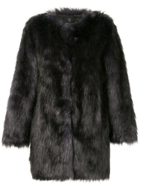 Unreal Fur Faux Fur Midnight Coat In Black | ModeSens