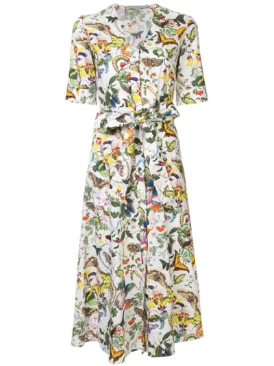 Mary Katrantzou Jay Jay Dress In White