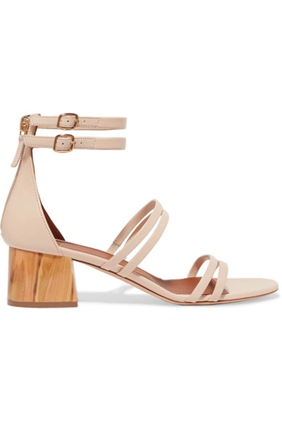 Malone Souliers Elyse 50 Leather Sandals In Neutral