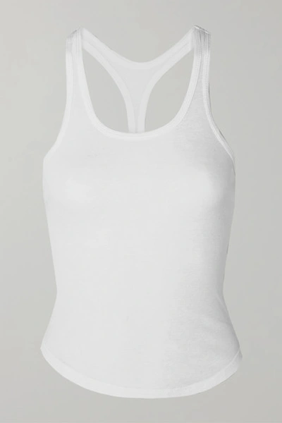 The Line By K Sophie Stretch-jersey Tank In White