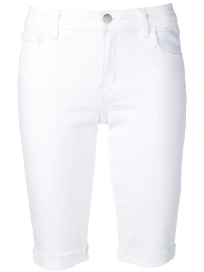 J Brand Knee-length Bermuda Shorts - White