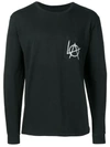 Local Authority Contrast Logo Jumper In Black
