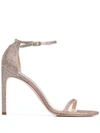 Stuart Weitzman Nudist Song Sandals - Gold