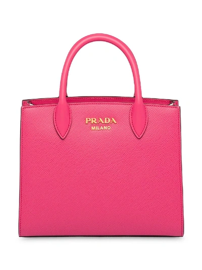 Prada Saffiano Leather Mini Handbag - Pink