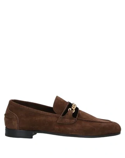 Tom Ford Brown Loafers In Cocoa