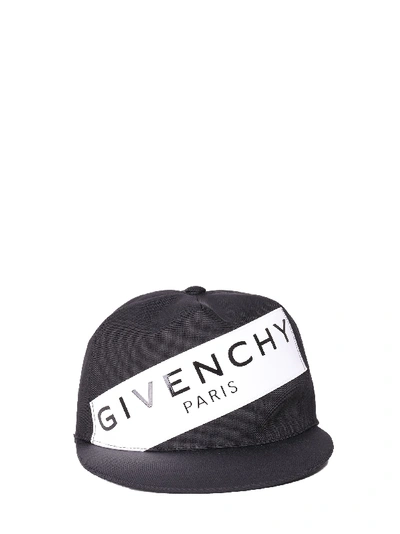 Givenchy Black Cap In Nero/bianco