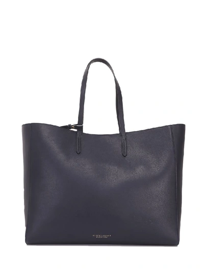 Ralph Lauren Dark Blue Tote Bag In Midnight Blue