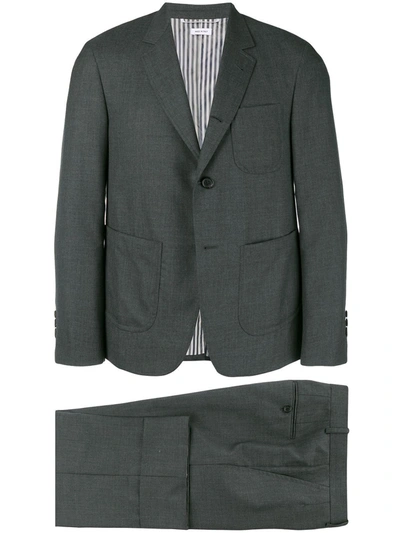 Thom Browne Super 120s Formal Suit In Grey