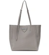 Prada Small Concept Shopper - Grey In Argilla/ Nero