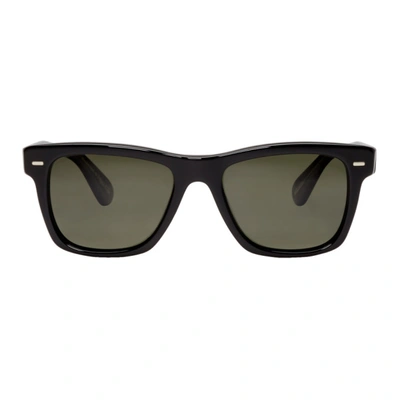 Oliver Peoples Black Oliver Sun Sunglasses In G-15 Polar