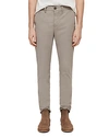 Allsaints Park Slim Fit Chinos In Dove Gray