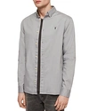 Allsaints Redondo Slim Fit Button-down Shirt In Space Blue