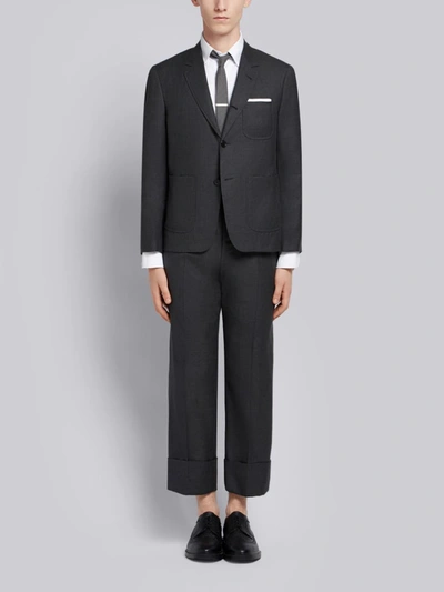 Thom Browne Super 120s Formal Suit In Grey