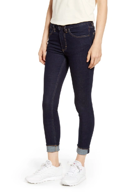 Wrangler High Waist Cuffed Skinny Jeans In Dallas