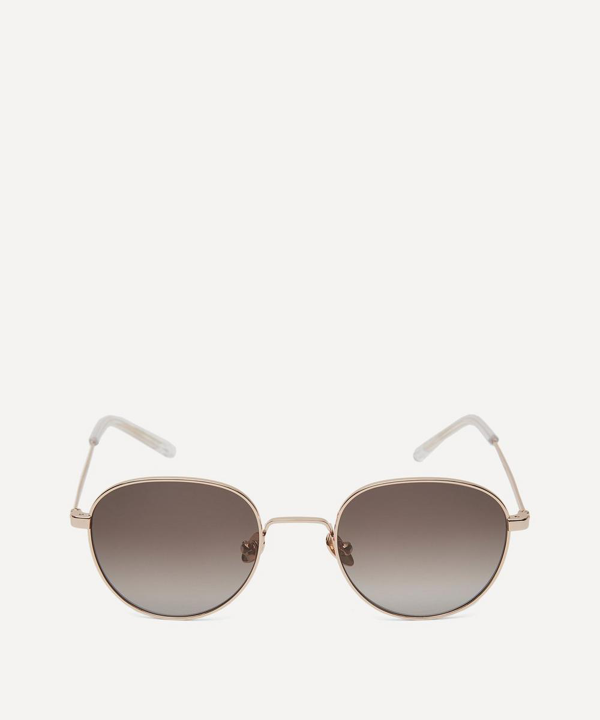 Monokel Rio Round Metal Sunglasses In Gold-toned | ModeSens