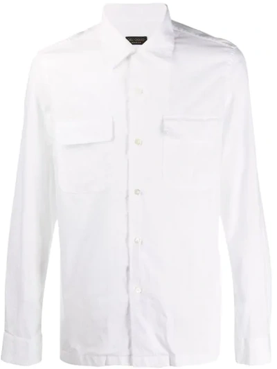 Dell'oglio Patch Pockets Shirt In White