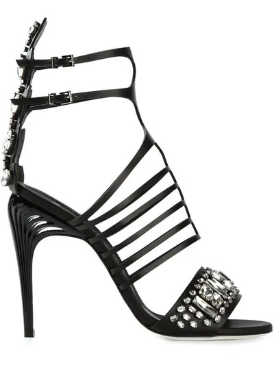 Fendi 'fashion Show' Sandals - Black