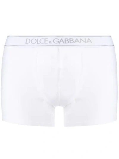 Dolce & Gabbana Logo Boxer Briefsunderw In White