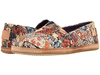 Toms , Navy Paisley/floral Linen