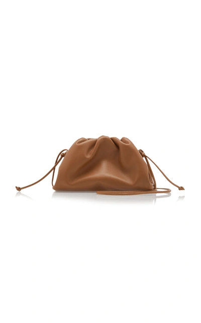 Bottega Veneta The Mini Pouch' Crossbody Leather Bag In Camel