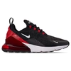 Nike Men's Air Max 270 Low-top Sneakers In Black / Red