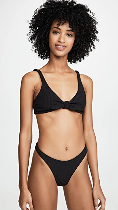 Mara Hoffman Rio Bikini Top In Black