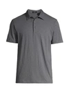 Theory Bron Cosmos Cotton Polo In Reef