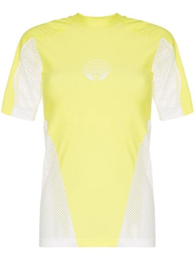 Gmbh Eevan Logo Print T-shirt In Yellow