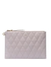 Givenchy Quilted Leather Zip Pouch - Pink In Pale Pink